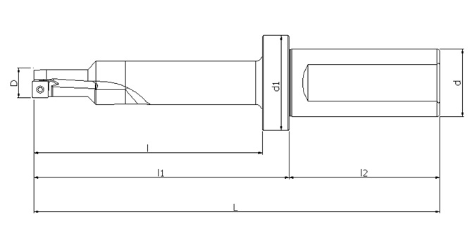 TSD單刃快速鑽頭(M6螺栓沉孔加工)